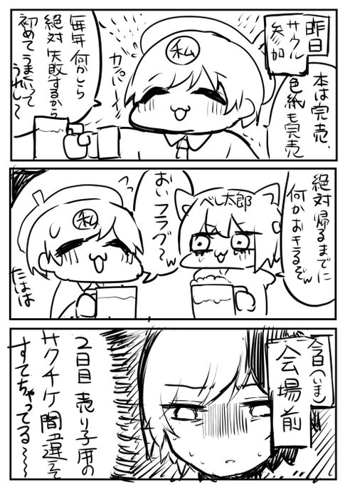 今起きたことを漫画にしました 