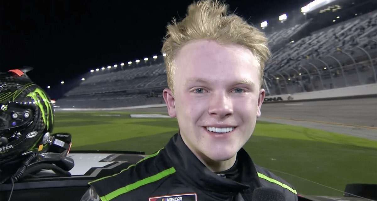 Grandpa bought him his ride and probably his teeth <a href="/TyGibbs/">Ty Gibbs</a> <a href="/NASCAR/">NASCAR</a> <a href="/NASCARONFOX/">FOX: NASCAR</a> @NASCAR_Xfinity