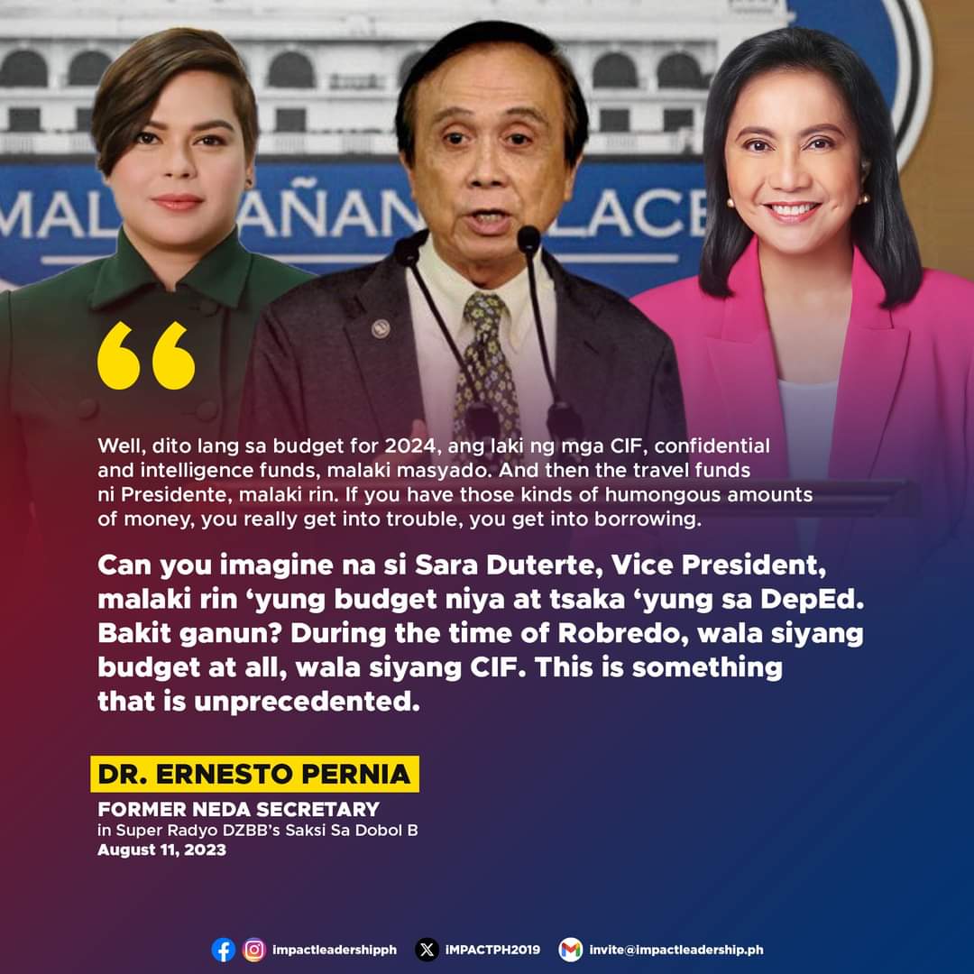 pinaysipatricia's tweet photo. This is one of the big differences between Leni &amp; Sara. https://t.co/1v4lMs4ORC