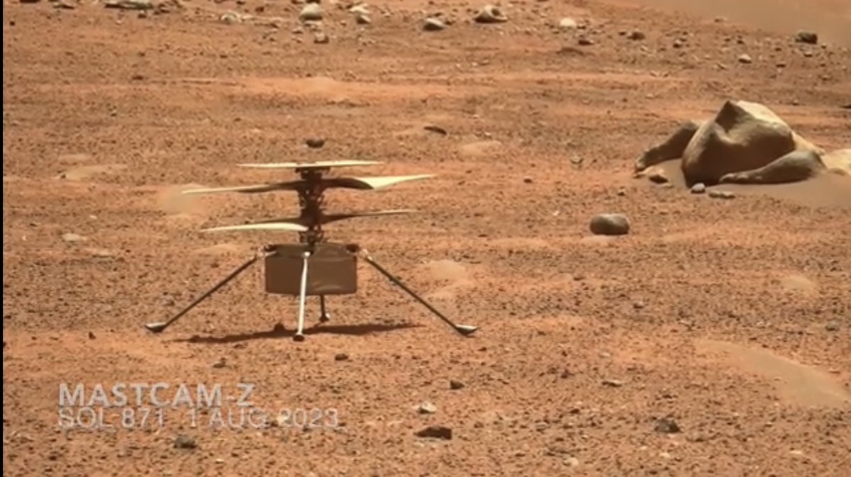 onlybeci's tweet photo. A glimpse between Ingenuity and Perseverance caught on Sol 871 (1, Aug. 2023.
Images from #MarsGuy Episode 122
⏩https://t.co/cA48ve8AzY https://t.co/SP9ibfszvo
