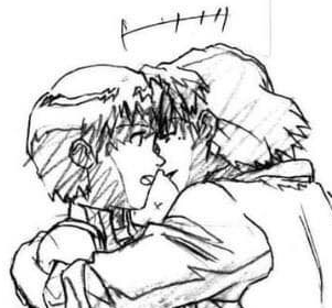 KISS

(im late, expect this to be a common occurrence. sorry really busy now!)

#evangelion