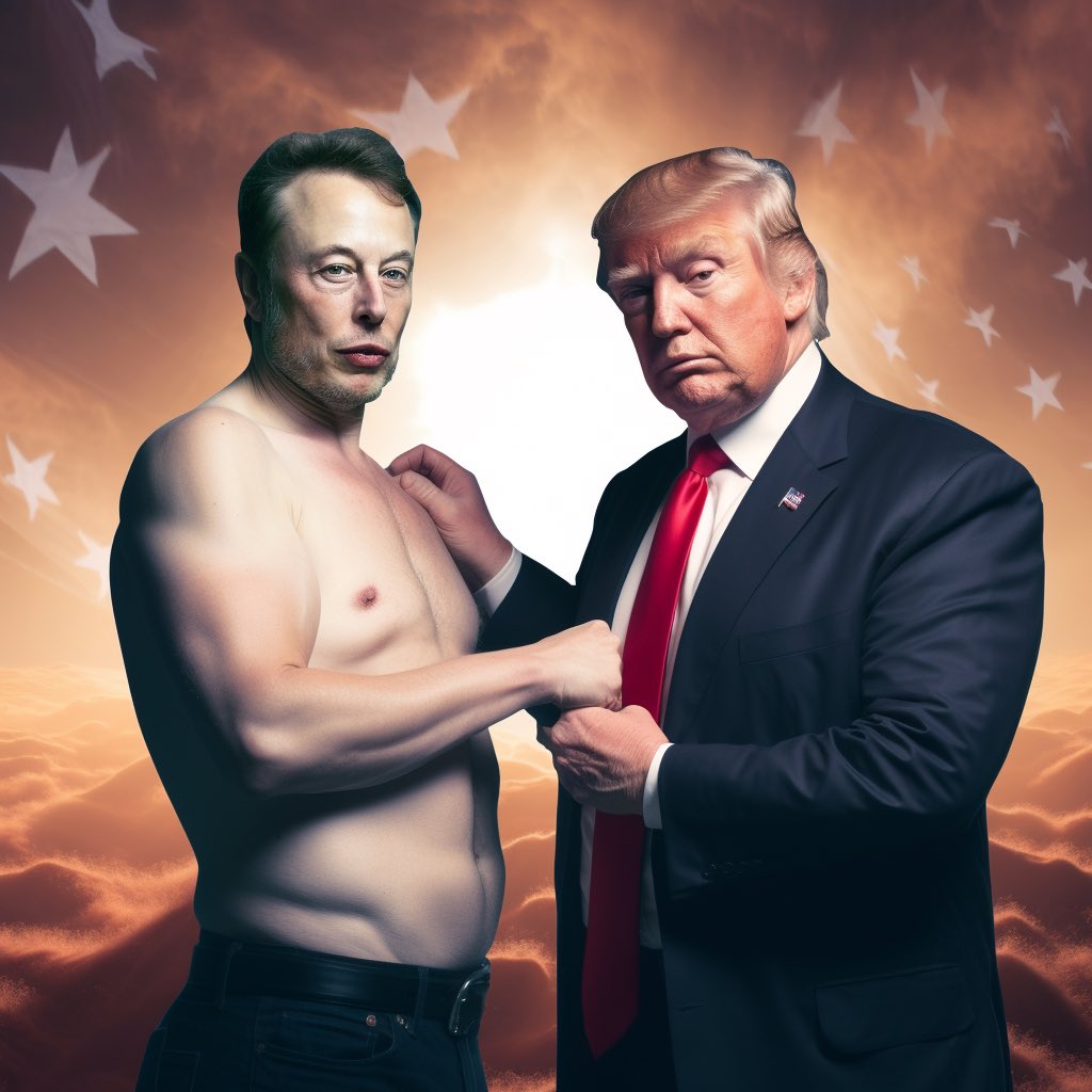 ElonMuskAOC's tweet photo. Introducing your President and Vice President of Mars… https://t.co/e6QvpKCa23