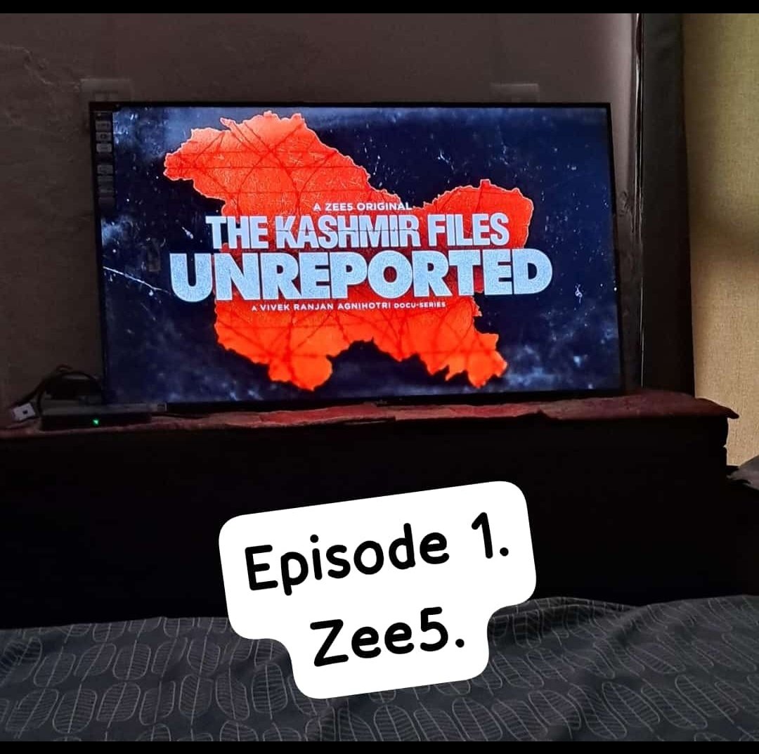 Watching #TheKashmirFilesUnreported episode 1 on @ZEE5Global because the truth must be learnt. @vivekagnihotri #IamBuddha #Kashmir #KashmirUNREPORTED #KashmiriPandits1990 #Hinduphobia #HindusUnderAttack