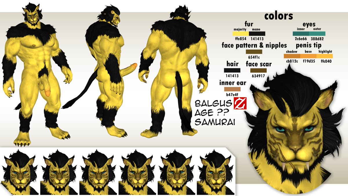 Balgus3's tweet photo. Special thanks to @superwafflecat for making these Balgus refs! https://t.co/v29IDHSUvR