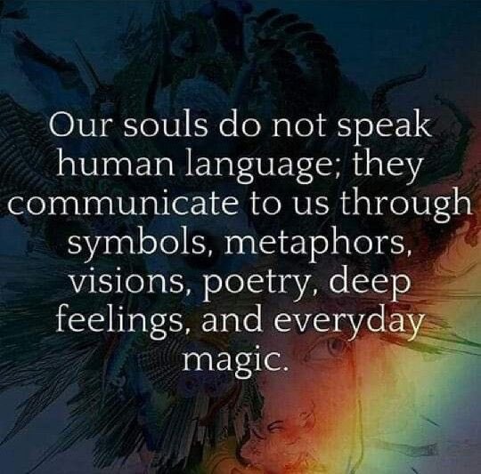 Our Souls… #sundayinspiration #quoteoftheday #quotetoliveby #quotesaboutlife #inspirational #soulquotes #soul #soulwork #yoursoul #spiritualawakening #SpiritualGrowth #spiritualjourney #soulsearching #soulpoetry #magic #deepfeelings #visions #metaphors #healing #healingjourney