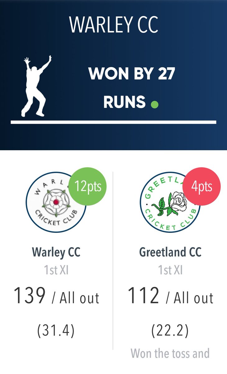Warley CC tweet media