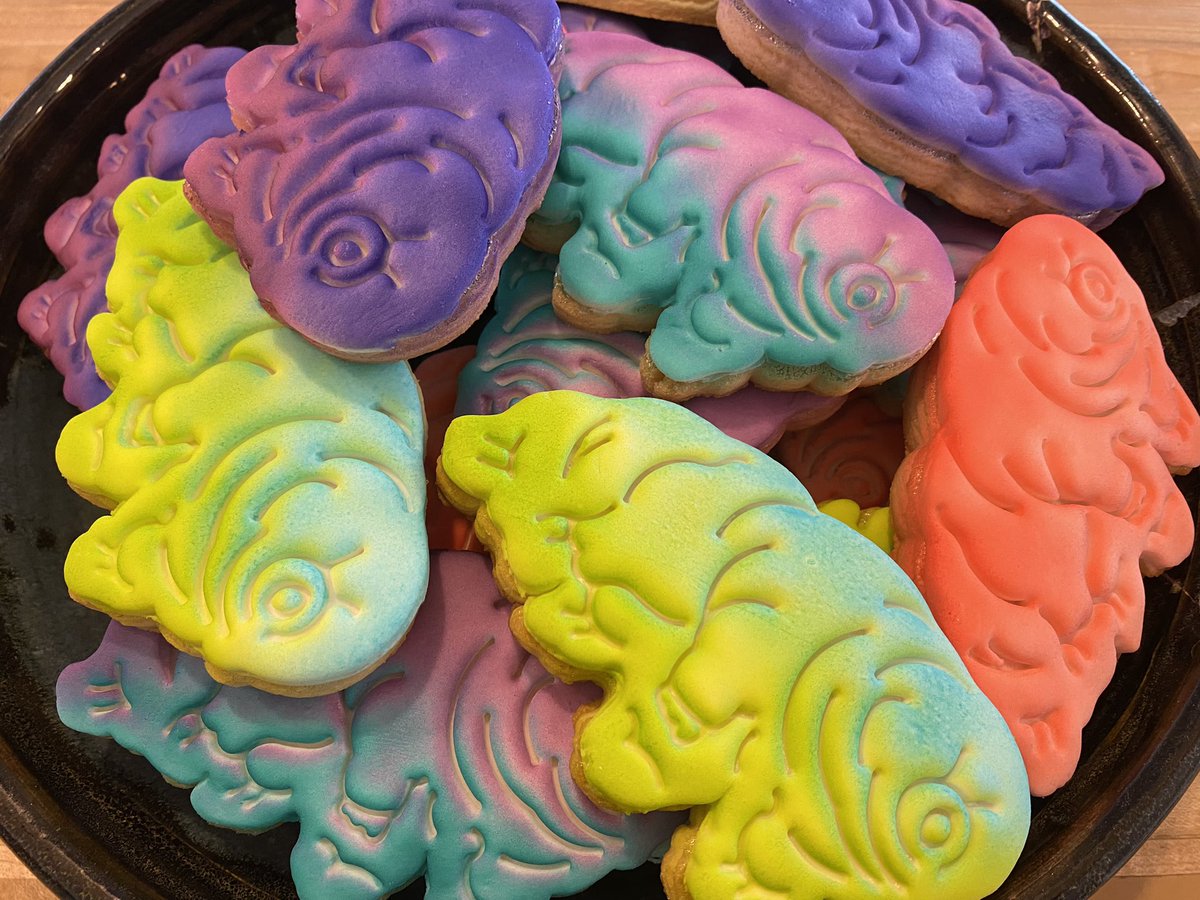 AshleyBowMac's tweet photo. When you have  your biology colleagues over for a back-to-school party and your department mascot is a tardigrade…..you make cookies. https://t.co/1u2IXP7oir