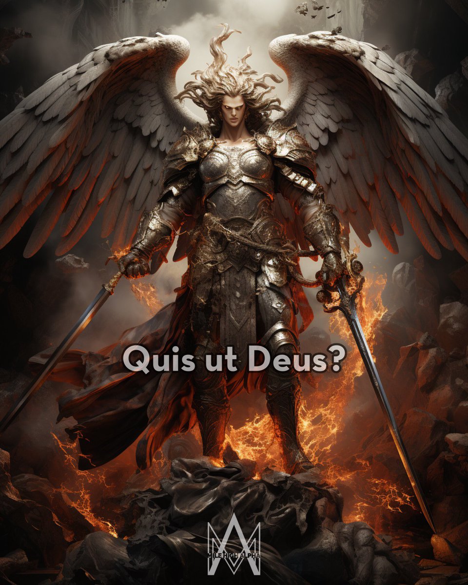 MileHighAlpha's tweet photo. Saint Michael the Archangel, defend us in battle, be our protection against the wickedness and snares of the devil. https://t.co/w0AwvTS6oe