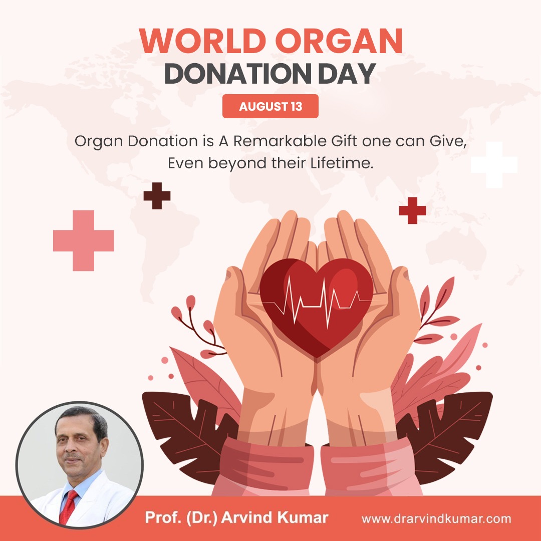 Greetings to all on World Organ Donation Day! Organ transplantation has transformed the lives of countless individuals around the world, giving them a second chance at life and the opportunity to experience precious moments. #giftoflife #worldorgandonationday #givehope