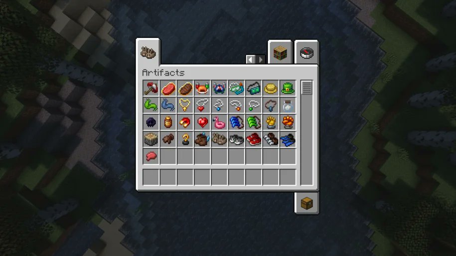 Fuligtta_xd's tweet photo. También otro buen mod es de los artifacts mod, dan habilidades que son muy útiles, se puede encontrar dentro de cuevas en campamentos :D #QSMPmod https://t.co/o5bvLnEx4W