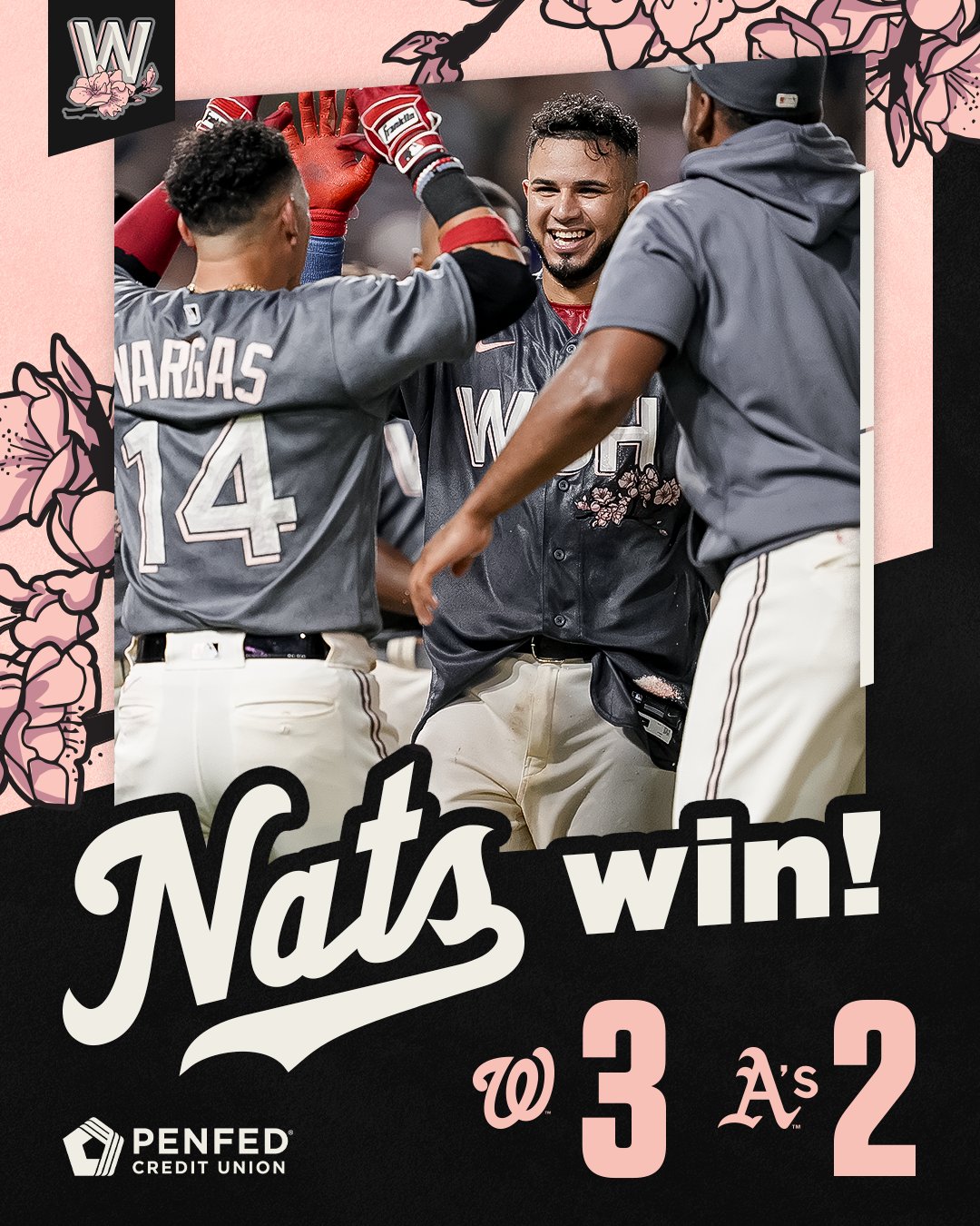 Washington Nationals on X: PUT THE CURLY W IN WALK-OFF. #NATITUDE   / X