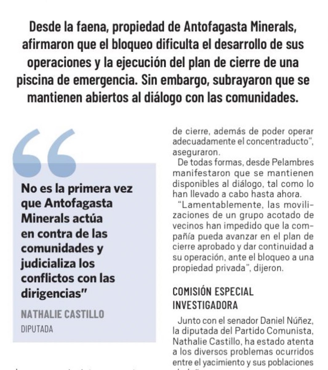 naticastillo_r's tweet photo. Vamos otra vez! #Chopa no están solas! Ayudemos a qué diputadas/os @Camara_cl firmen y luego voten a FAVOR para constituir la comisión investigadora! La participación debe valer y las comunidades esperan! y Don @aluksicc dígale a sus amigos que no se opongan y resolvamos! https://t.co/qRT9RUxzSp