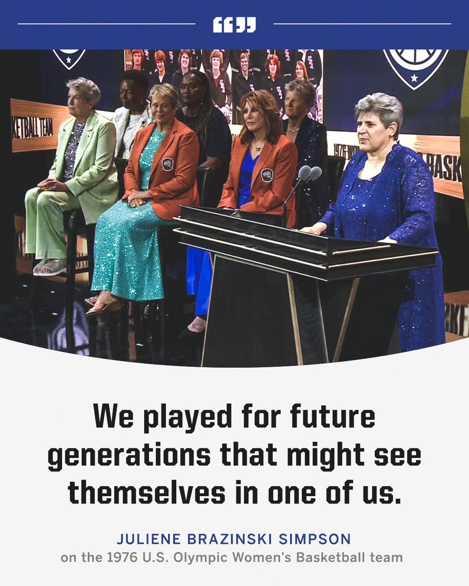 The first Women’s basketball team to be inducted into the Naismith Basketball Hall of Fame 👏

<a href="/Hoophall/">Basketball HOF</a>