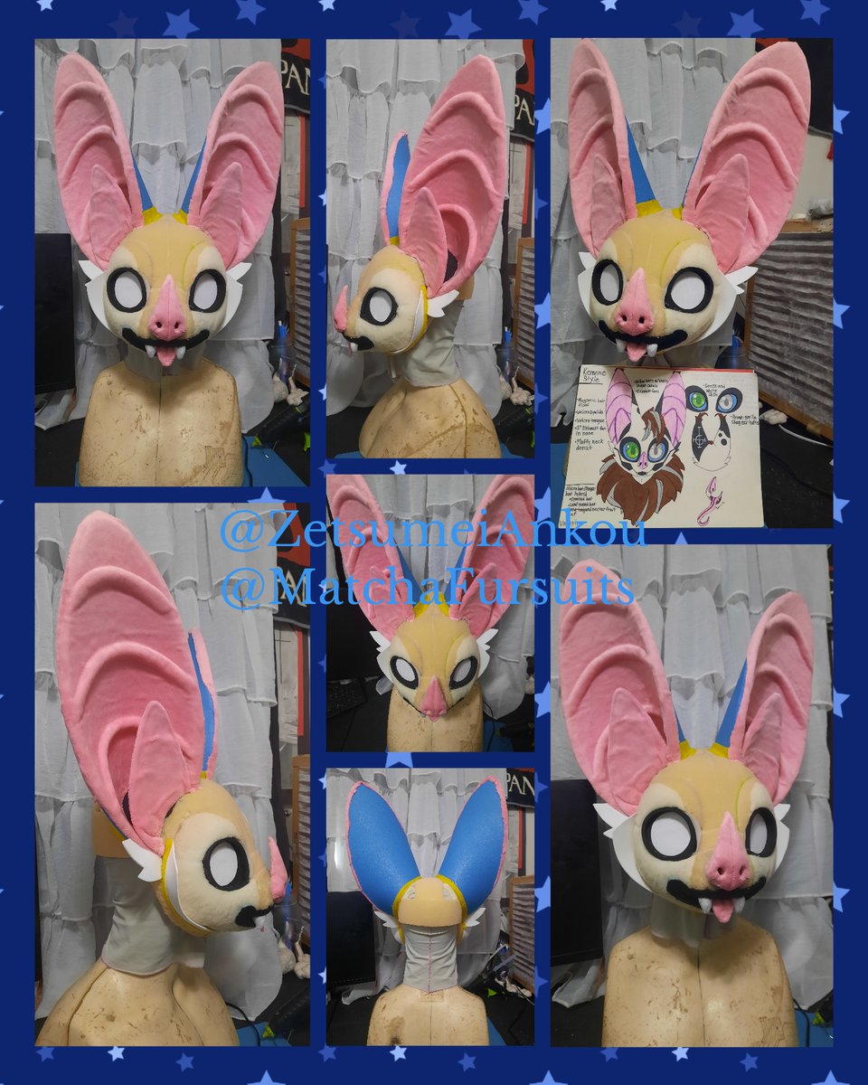 Here's Batpia, a #kemono style bat I'm working on, based on #PapaEmeritusIV from #thebandghost #GhostBand  #ghostbc #MatchaFursuits #FursuitEveryday #fursuitmaker #fursuit #FursuitsFriday #kemonofursuit #kemonofurry #furry #furries #furrycommunity #furryfandom #furryart