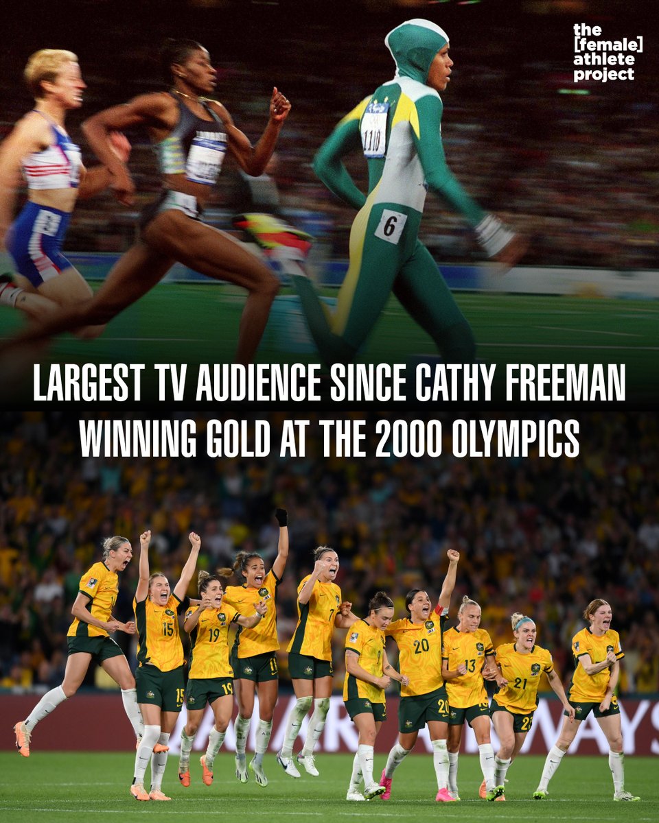 The Matilda's Quarter Final against France recorded the largest TV broadcast numbers since Cathy Freeman's 400m Gold at the 2000 Olympics.

Total Viewership 4.703 million (from ratings agency Oztam)