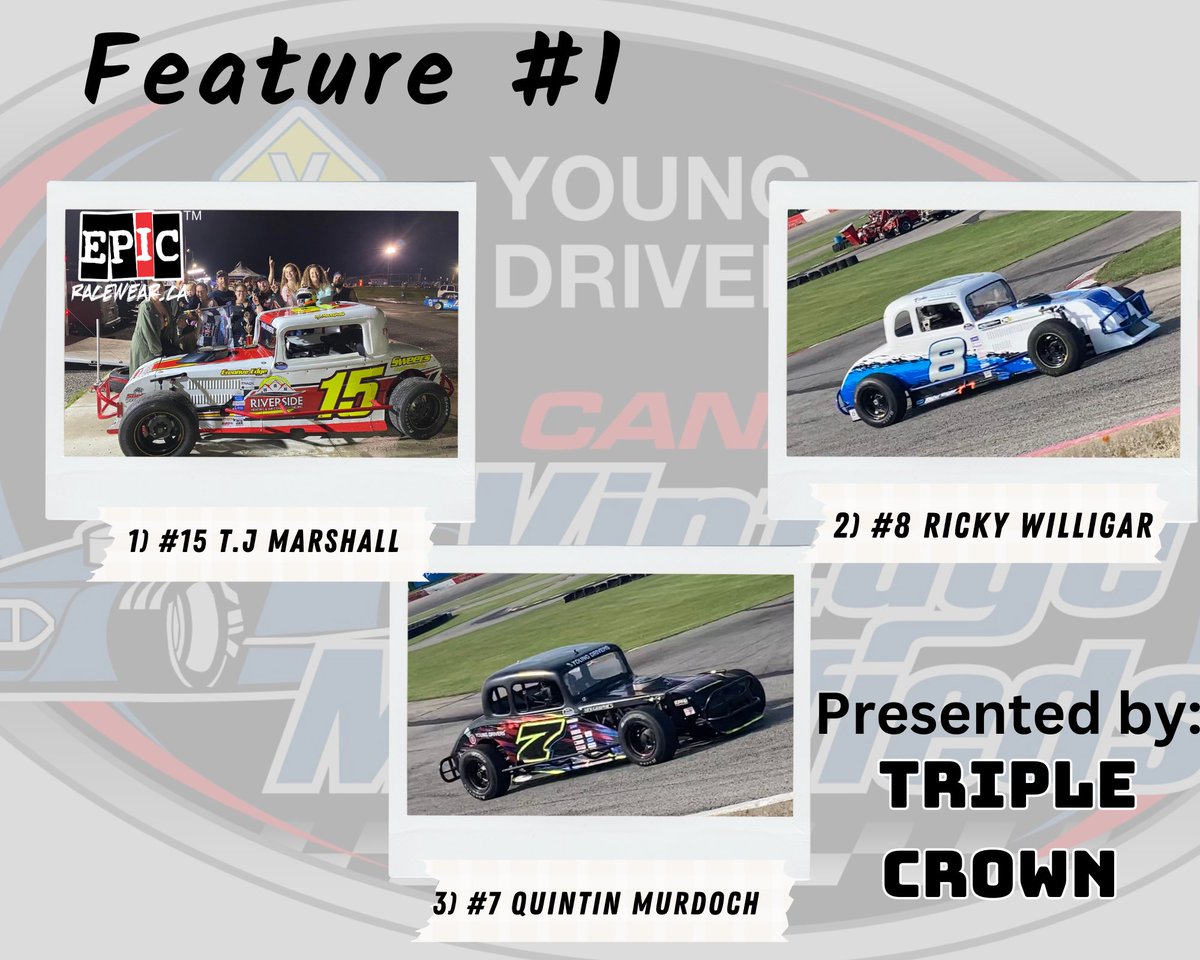 Feature #2 is in the books and T.J Marshall takes his brand new whip to <a href="/epicracewear/">EPIC Racewear</a> Victory Lane! 

2) #8 Ricky Willigar
3) #7 Quintin Murdoch