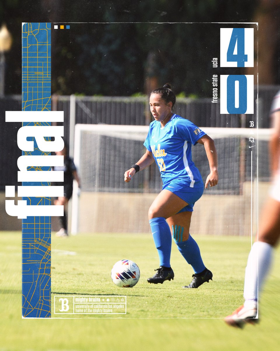 FINAL: UCLA 4, Fresno State 0 (exhibition)
⚽️⚽️ <a href="/sunshinefontes/">SUNSHINE🔆FONTES</a> 
⚽️ <a href="/allyylemos/">ally lemos</a> 
⚽️ <a href="/AmericaFrias4/">America Frias</a> 

See you on Thursday night for the season opener against Georgia!
🎟️: ucla.in/3Ed2dBX