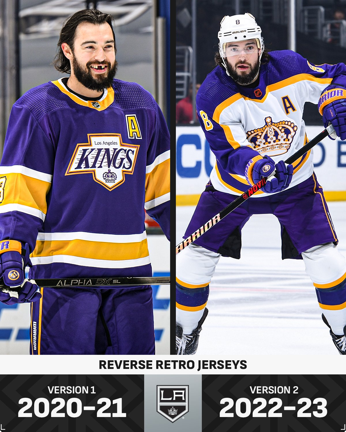 NHL on X: The @LAKings' #ReverseRetro jerseys were something to behold! 🤩   / X