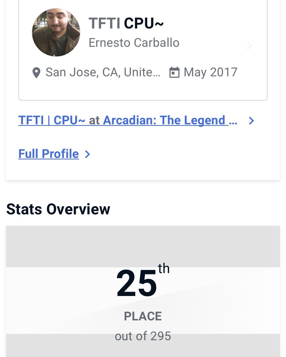 CPU_Smash's tweet photo. 25th/295 at NorCal Arcadian. Not bad for a dead bitch. 🔫👠💋 https://t.co/tum1DrxP6E