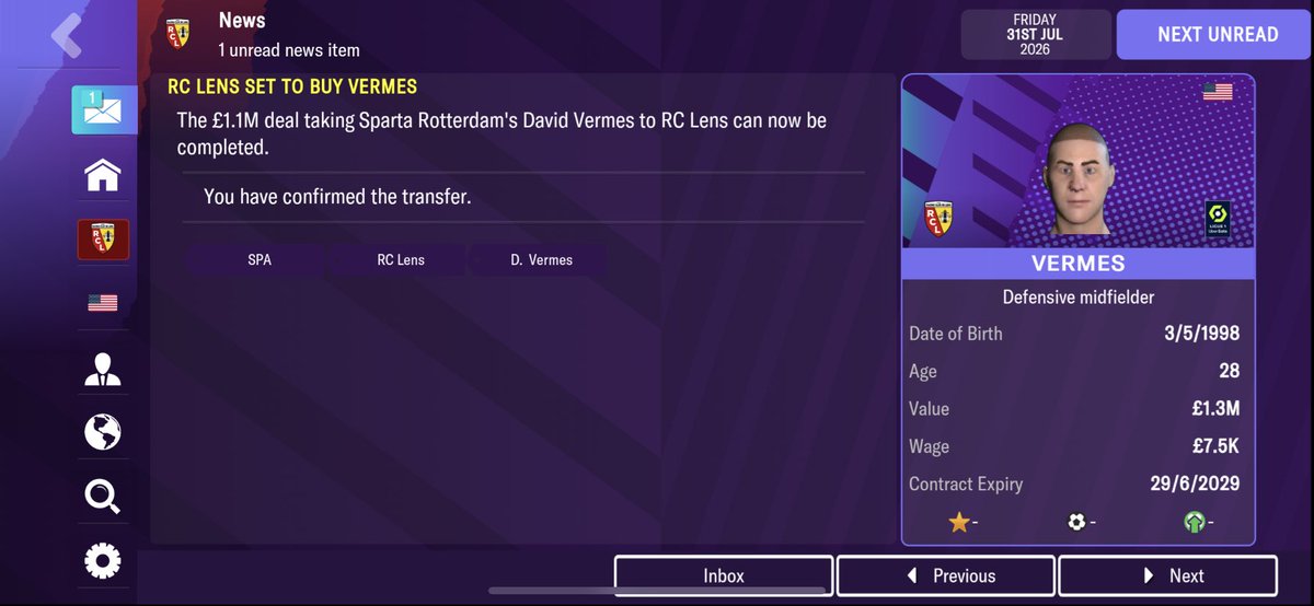 Mr_ManagerFM's tweet photo. “Vermes will exceed your expectations for sure. He’s an all around solid defender who can also help control the midfield if needed. He will hold down the fort for us several times this season I guarantee it”- MM at the fan expo. #FM23 #FootballManager https://t.co/vhyuminNye