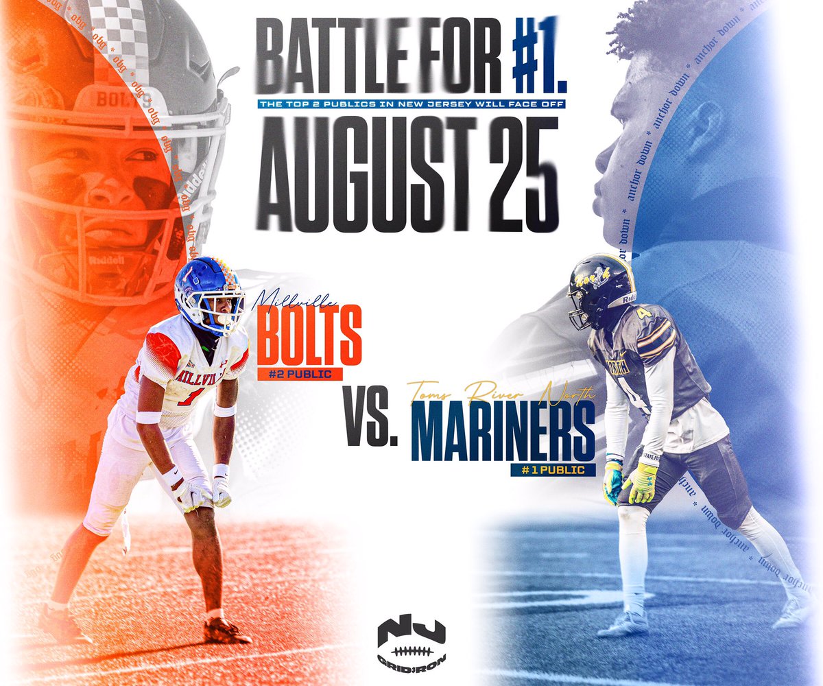 Battle for #1.

Tensions are brewing between these two teams. The 2 Top public teams in the state will be battling it out August 25th at Battle at the Beach!

Let us know who your predictions!💭👇🏼