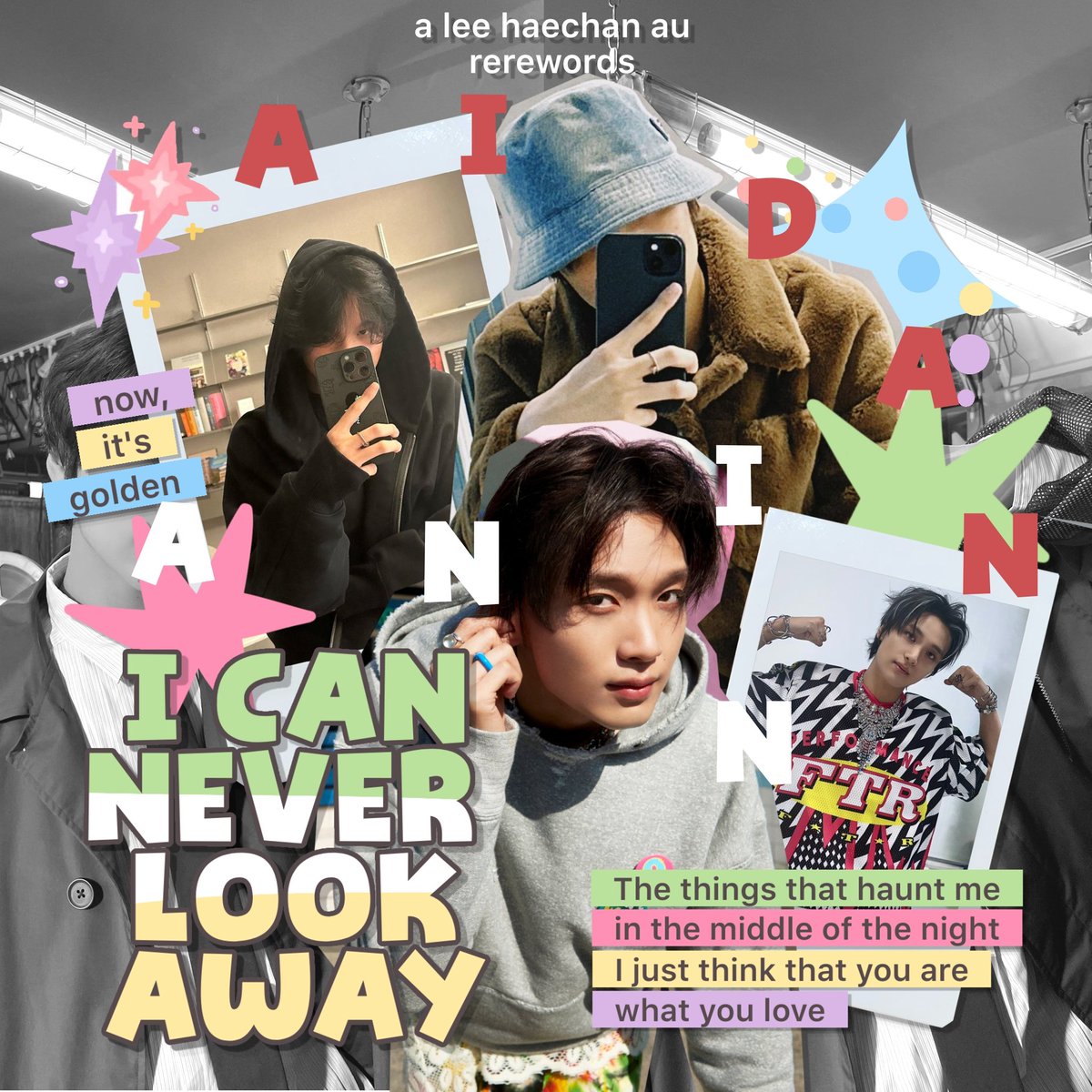 cherienly's tweet image. I can never look away — lee haechan au