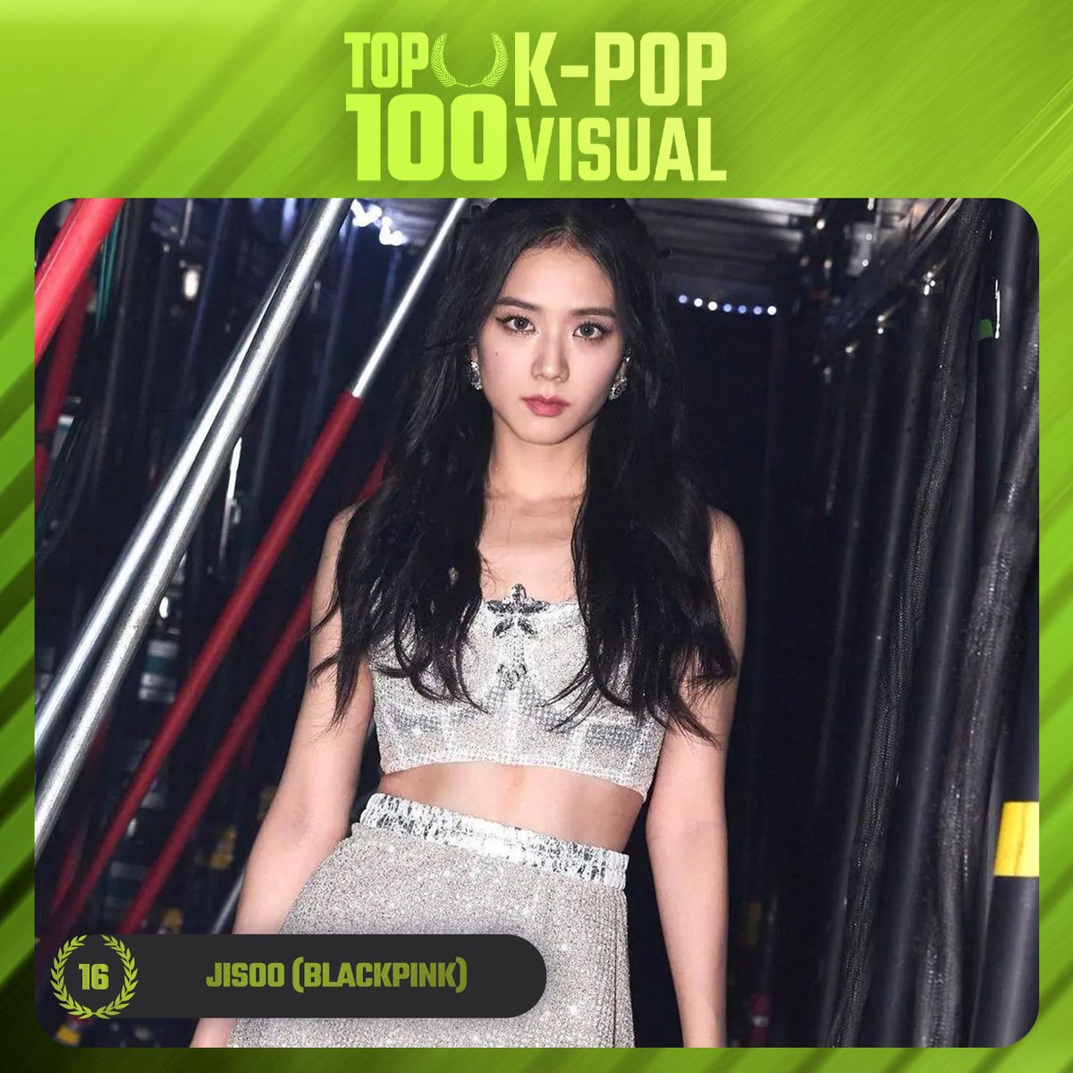 TOP100KPOP's tweet photo. TOP 100 – K-POP VISUAL

#16 Jisoo (#BLACKPINK)

Congratulations! 🎉 https://t.co/LuHP4pI3UP