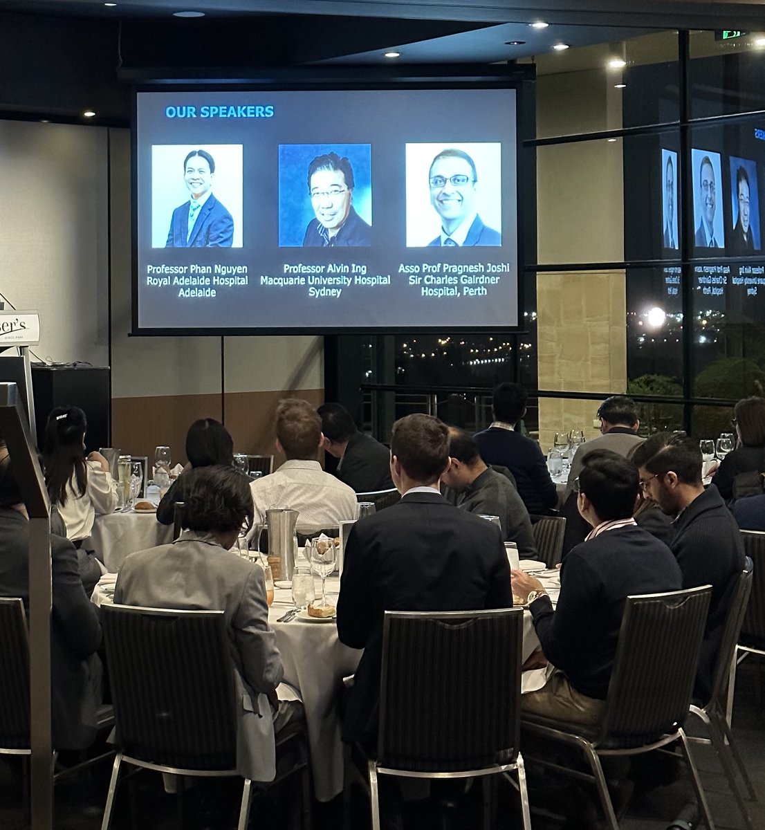 The Inaugural IP Update Series Dinner Symposium on Lung Volume Reduction for Severe Emphysema - 

Exciting new series, exceptional speakers, excellent turnout...
 
'Less alveoli and more ravioli' is the way to do it!!