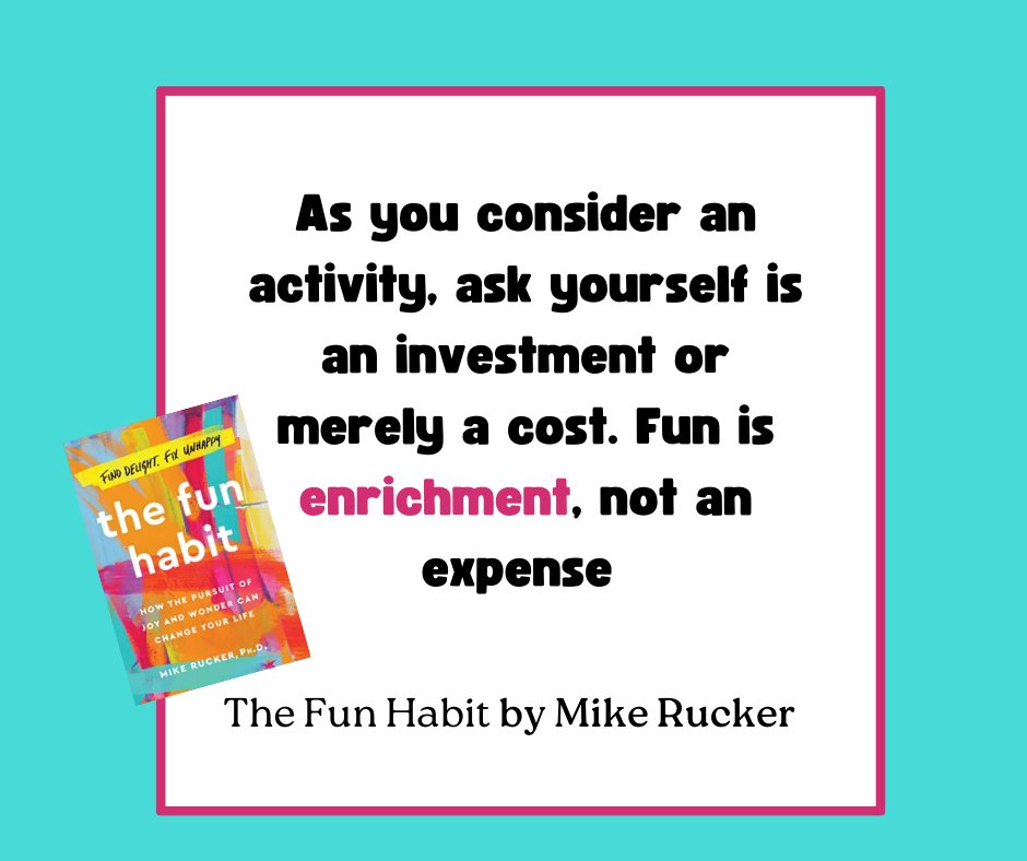 judyimamudeen's tweet photo. Love diving into the true value of joy and doing my 'fun audit' @performbetter. It's not about the money, honey!🍯 It's about the memories we create! #PYPCBookClub #FunHabit #Bookquotes #LifeEnrichment https://t.co/pnkt7IfxfS