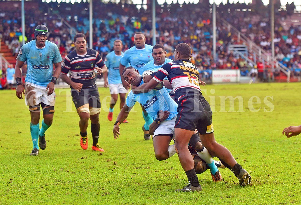 fijitimes's tweet image. #SKIPPERCUP | Naitasiri fought back in the second half of the Skipper Cup round five match to draw 23-all against FMF Suva at Ratu Cakobau Park in Nausori yesterday.

Read more here: fijitimes.com/top-of-the-tab…

📸 JONA KONATACI

#TimesSports #FijiNews #FijiRugby