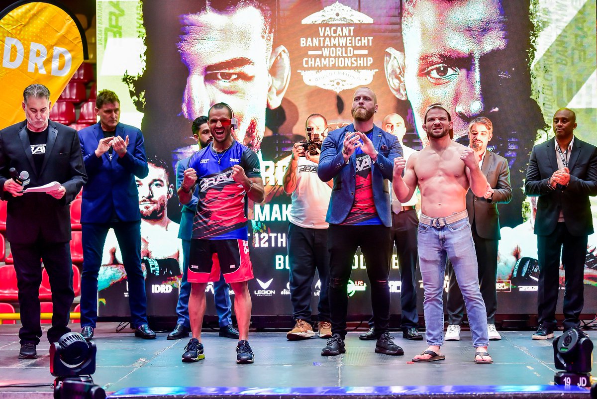 bravemmaf's tweet photo. Up next in the co-main: Zach Makovsky vs Flavio Queiroz 🔥 

[#BRAVECF73 #MMA #Bogota #Colombia] https://t.co/9FtgpcJVCs