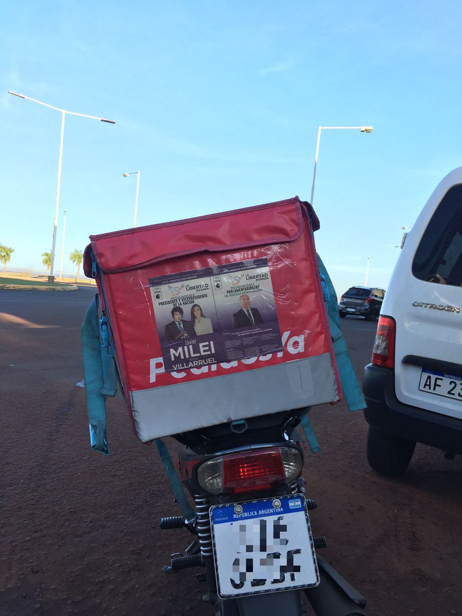 NinfaAlvarenga's tweet photo. Misiones tb con los deliverys de la libertad! https://t.co/BPOsu7gU6F