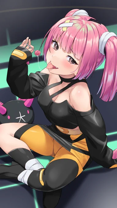 アニポケのサンゴちゃん  メスガキにはどうしてもチュッパチャプス舐めさせたいマン