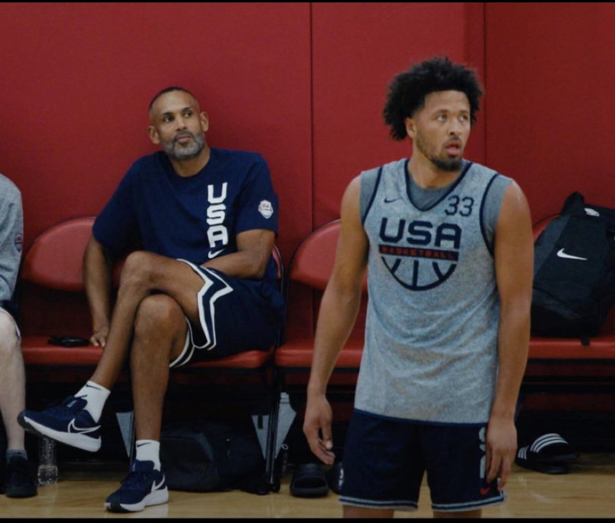 Pistons__Talk's tweet image. Seeing Grant Hill watch Cade Cunningham play at Team USA select camp is pretty awesome.