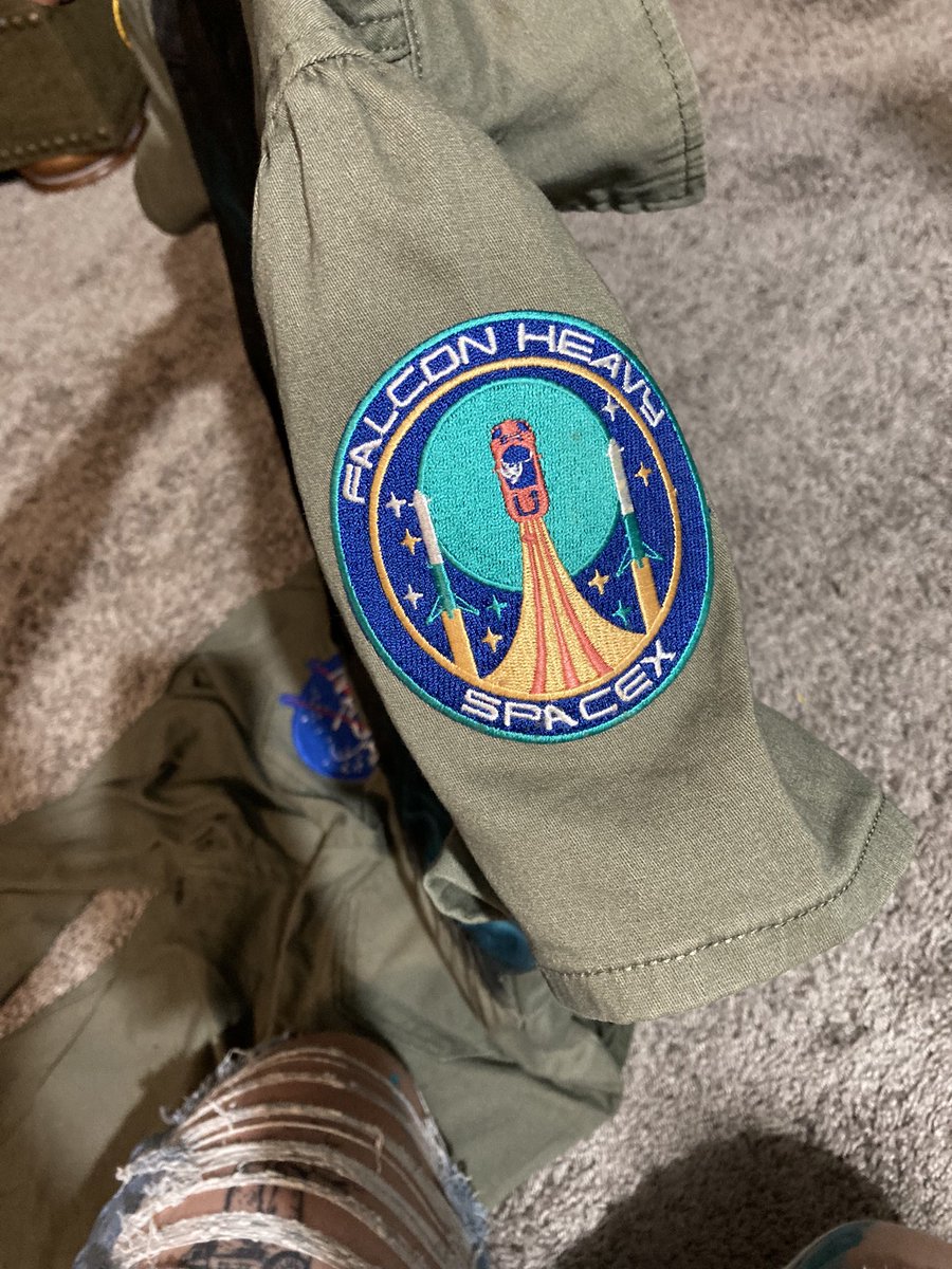 OliviaStalvey's tweet image. Painted my flightsuit! 
Finally added my @theinspired24 #i24 patch too!