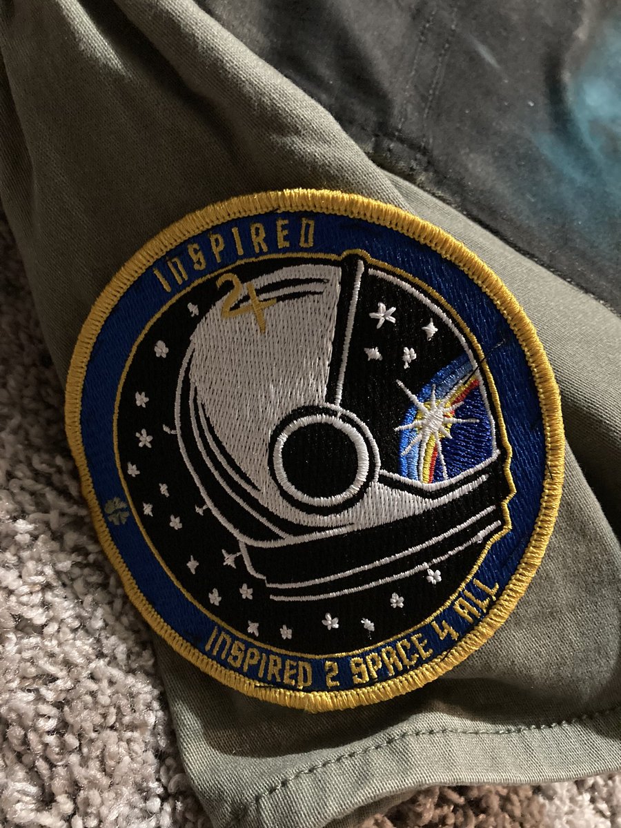 OliviaStalvey's tweet image. Painted my flightsuit! 
Finally added my @theinspired24 #i24 patch too!
