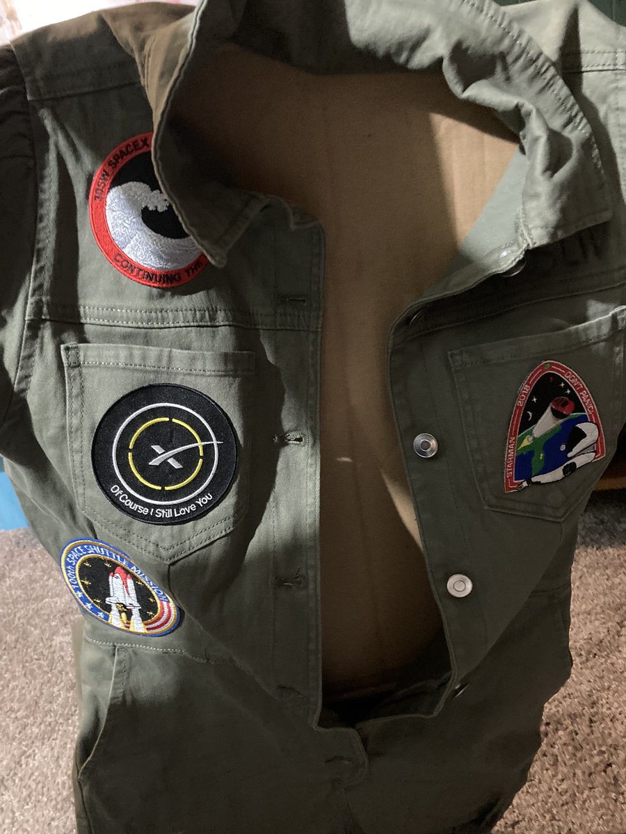 OliviaStalvey's tweet image. Painted my flightsuit! 
Finally added my @theinspired24 #i24 patch too!