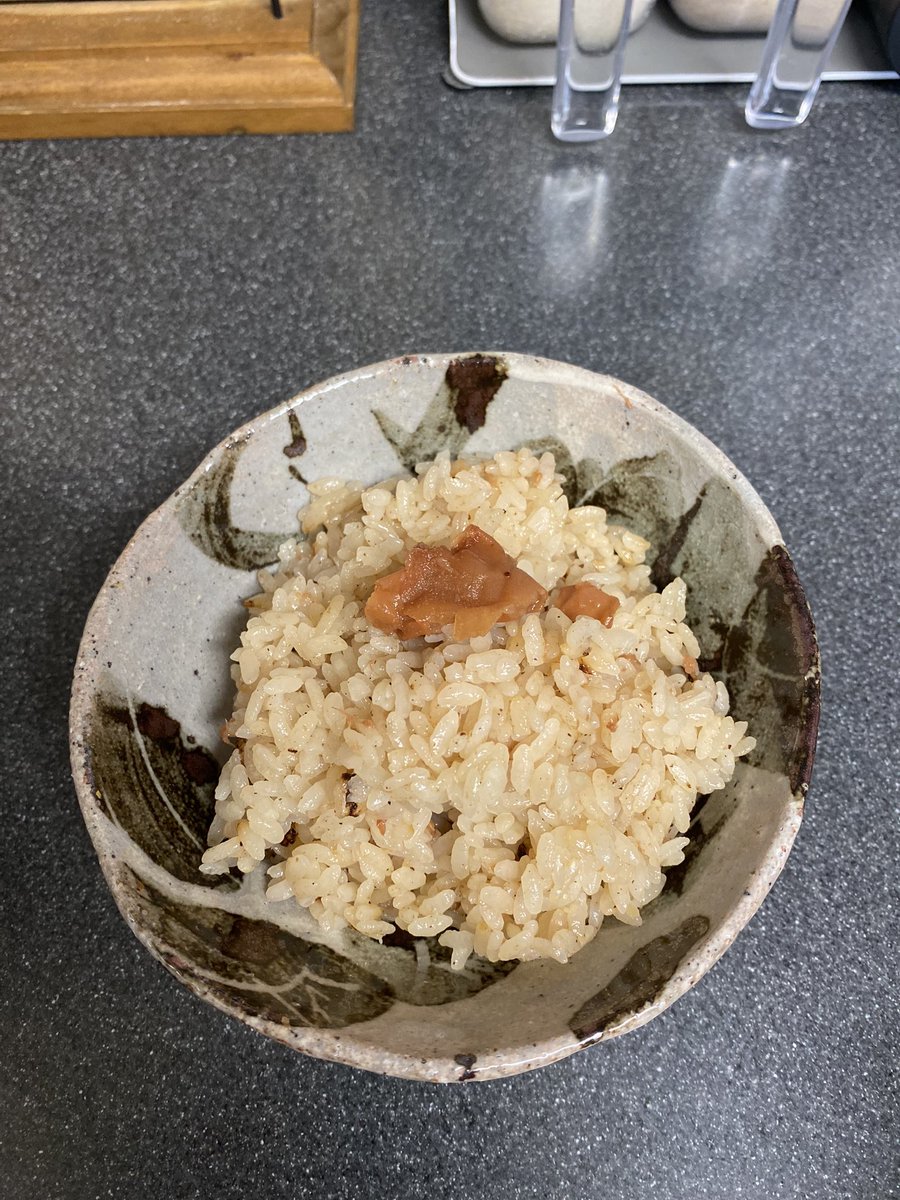 梅ごはんを炊く時、梅の体内から塩の立方体が出てきて驚いています。なんでこんなに綺麗に結晶化するの…？天才なの…？😲