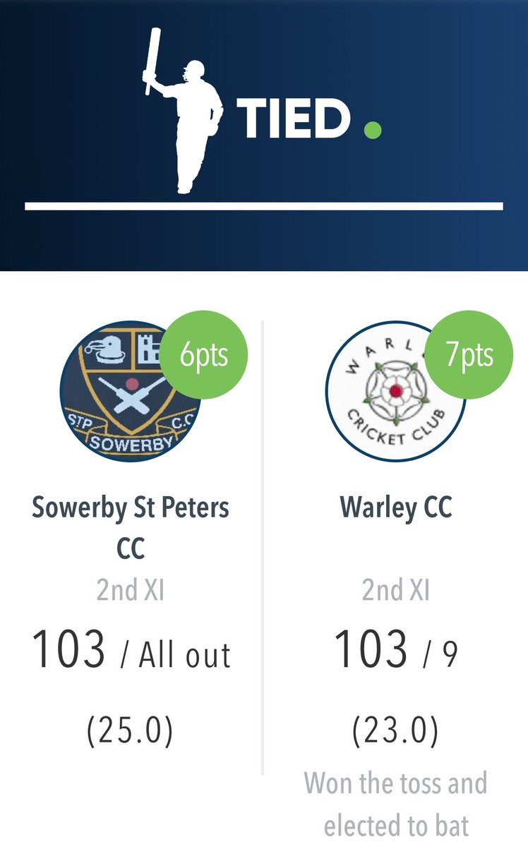 Warley CC tweet media