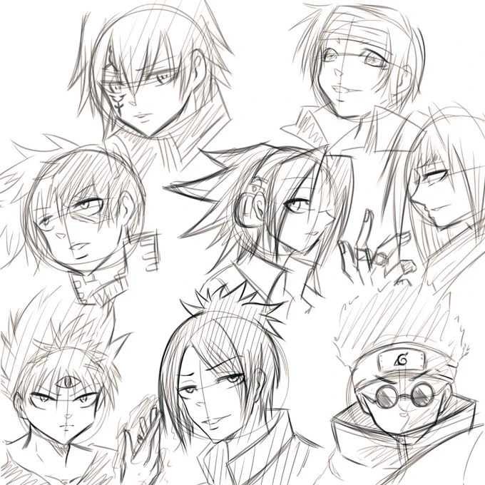 最初ジャンプ縛りで描いてたのにうっかりメルヘヴンのナナシ描いてからどうでも良くなった  #漫画好きな人と繋がりたい #漫画家志望さんと繋がりたい