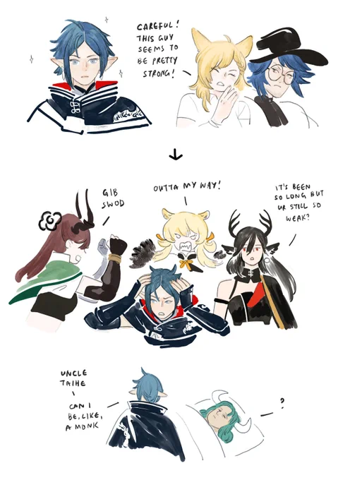 it is rly funny to witness cool composed zuo le in invitation to wine after witnessing him perish multiple times by disrespect in vernal winds. also i hope uncle taihe is ok