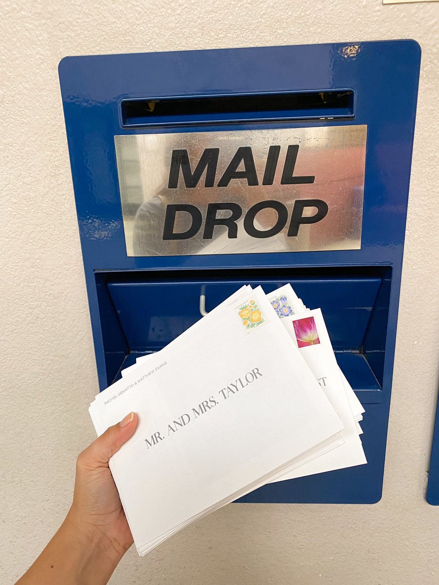 racheldmtto's tweet photo. Wedding invitations sent ✅ https://t.co/T0etH977j1