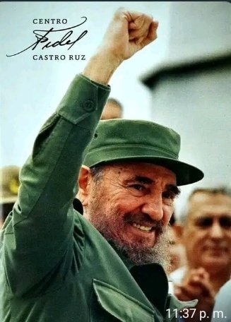 97 años. Hoy presente, y mañana, y pasado, y siempre. 
#FidelPorSiempre
 #Cuba  
#TenemosMemoria #UnaMejorJuventud 
<a href="/aylinalvarezG/">Aylín Alvarez García</a> 
<a href="/MeyvisEstevezE/">Meyvis Estevez Echevarría</a> 
<a href="/AnierArnedoS/">Anier Arnedo Sánchez</a>