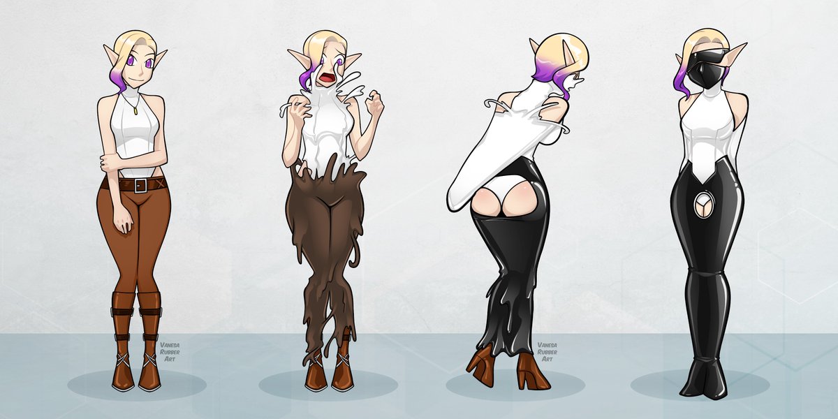 StroSab's tweet photo. Living clothes for Yenlim #digitalart #latex #nsfw #sequencetf #commissionart #originalcharacter https://t.co/IZx9PaLvOr