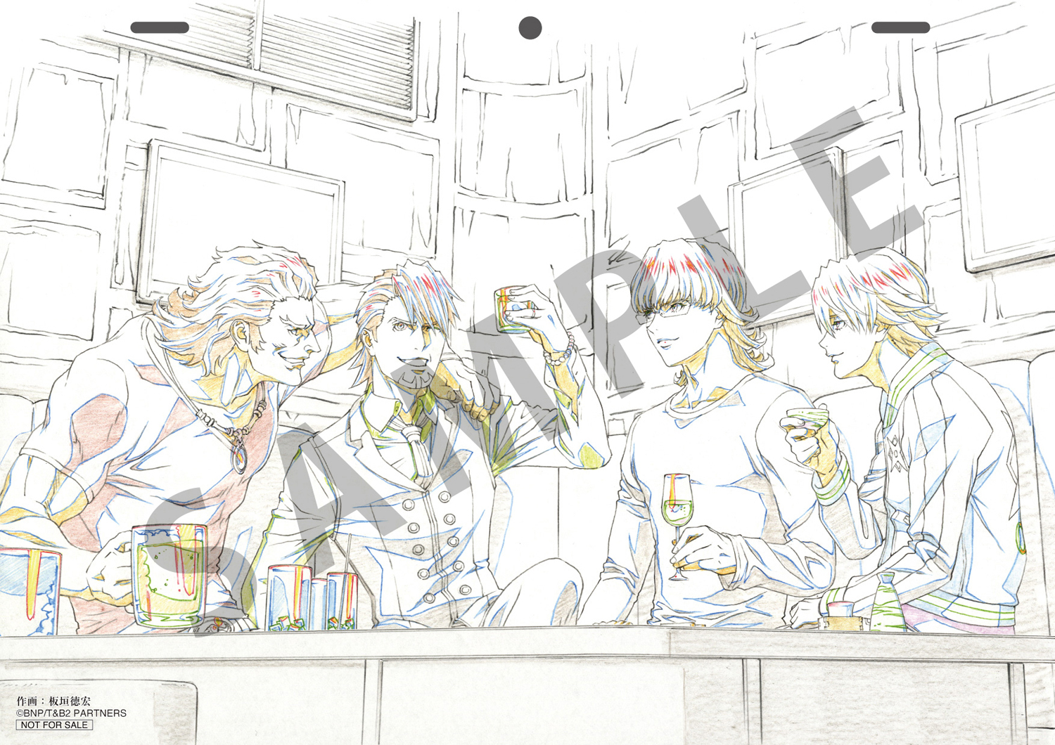 タイバニ TIGER&BUNNY アートポスター DNP高精細出力技術 タイバニ 生みだす TIGER&BUNNY アートポスター DNP高精細出力技術