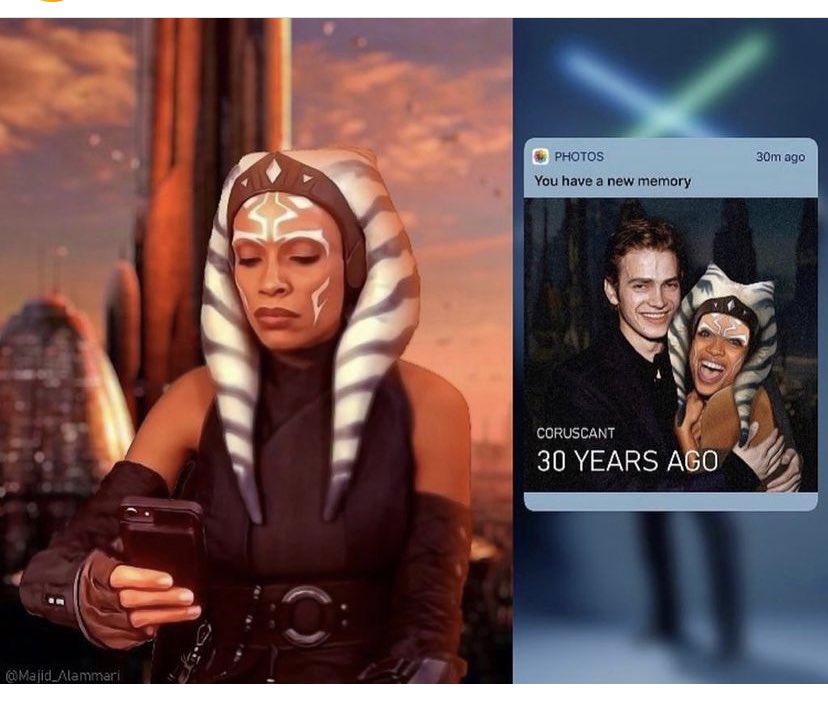 luors's tweet photo. 💔#SábadoSad #StarWars #Ashoka #Anakin @urovoros https://t.co/DMwD7KtLlH