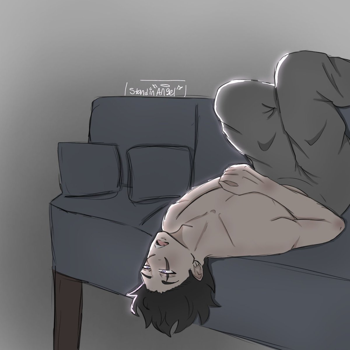 StandinAngel's tweet photo. Noah and bestie left him and his glasses fell off  @RaeliaArchives 
#raeliaarchives https://t.co/nl1gnpkAHV