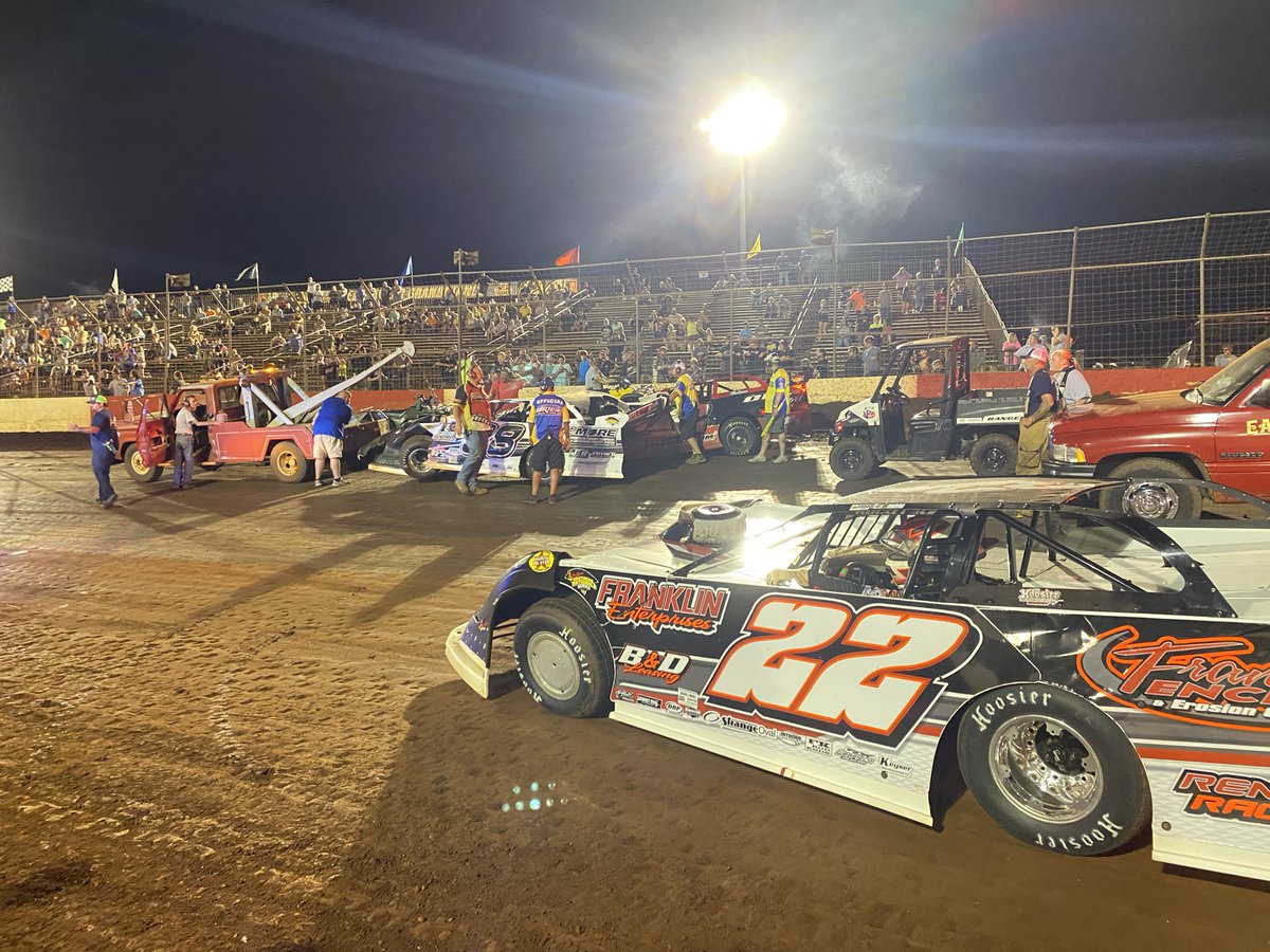 T r e v o r G o n z a l e s (@trevorgonzo_) on Twitter photo Lap 28: CAUTION ⚠️
4th place running <a href="/dillontidmore/">Dillon Tidmore</a> gets too high in turn 2 and flips
Caden Mullinax hit him full throttle with nowhere to go
Lot of commotion as Mullinax’s crew is being ejected from the stands
Tough break for Tidmore Lap 28: CAUTION ⚠️
4th place running <a href="/dillontidmore/">Dillon Tidmore</a> gets too high in turn 2 and flips
Caden Mullinax hit him full throttle with nowhere to go
Lot of commotion as Mullinax’s crew is being ejected from the stands
Tough break for Tidmore
