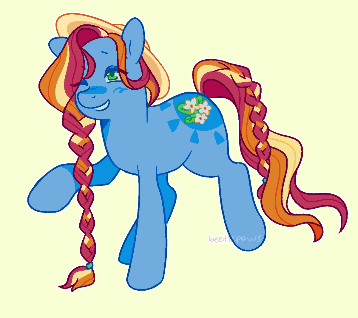 #mlp g3 art challenge day 15: beach belle 🏖️