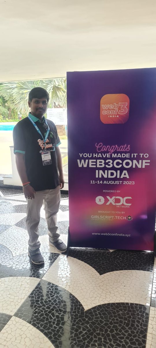 vakh555's tweet photo. @Ravikumar3J @Nadar_Suresh_ @XinFin_Official @rushabh96975767 @Vrushali_26 @Adi_Xinfin
1st day of web3confirence india, exicited to see all youngsters enthusiasts about blockchain india conference https://t.co/Vs4lTzPUMG
